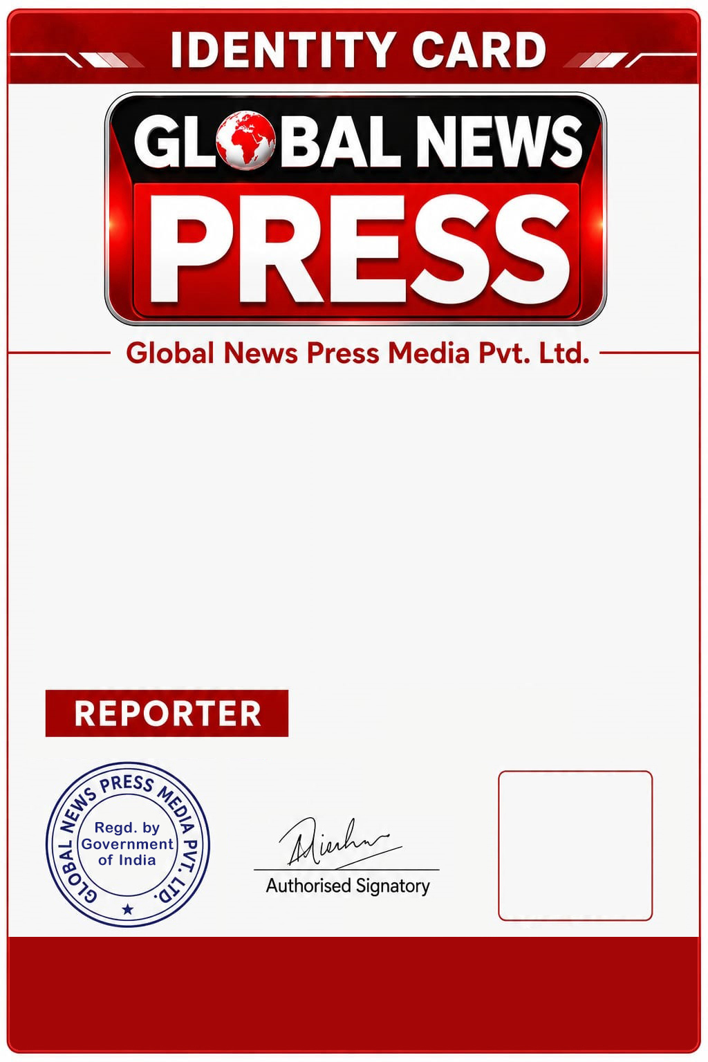 Reporter ID-Card Preview