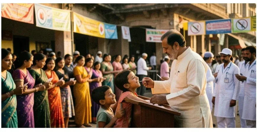 રાજ્યમાં ત્રણ દિવસીય પોલિયો રસીકરણ અભિયાનનો આજથી પ્રારંભ થયો છે. મુખ્યમંત્રીએ ગાંધીનગરથી આ અભિયાનનો શુભારંભ કરાવ્યો છે.