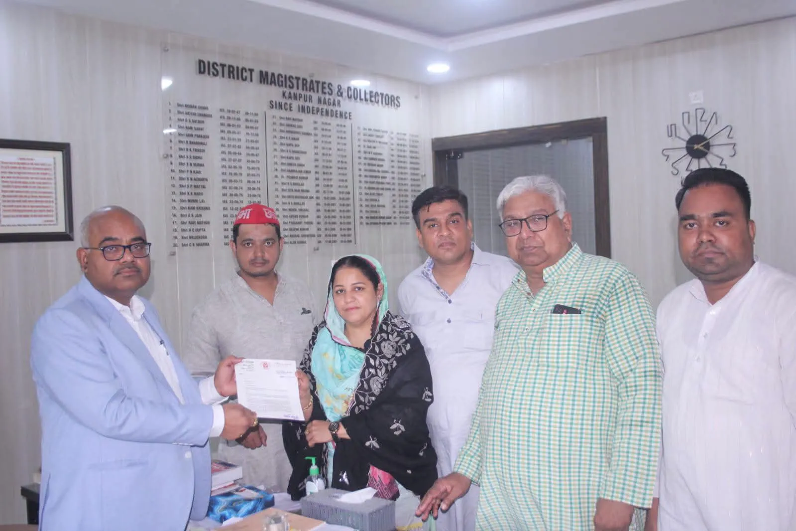 मौलाना मोहम्मद अली जौहर विश्वविद्यालय के संबंध में राज्यपाल को सौंपा गया ज्ञापन