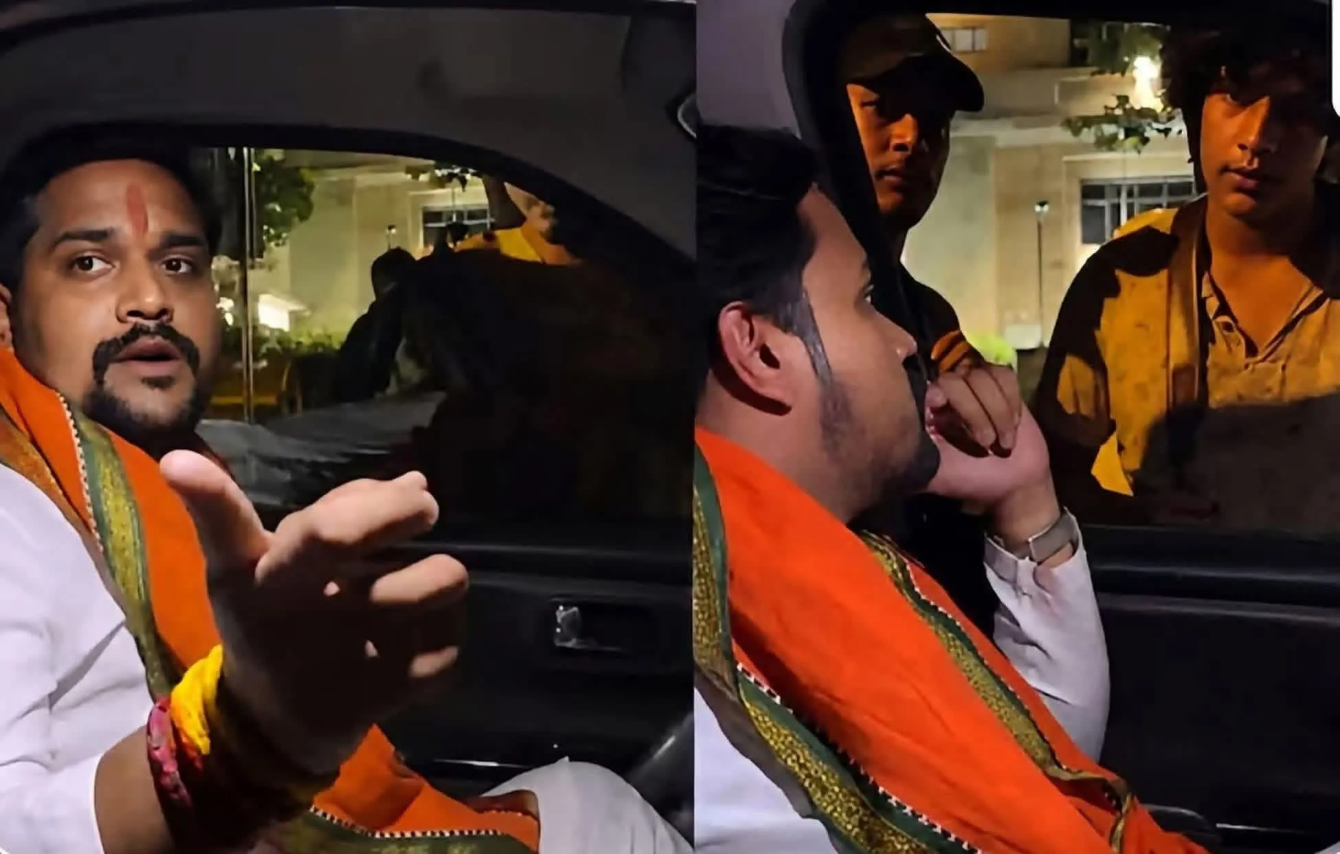 खुलेआम बच्चों को वीडियो बनाकर दि गालियाँ
