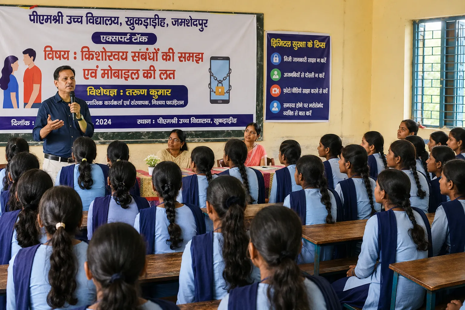जमशेदपुर: किशोरावस्था में मोबाइल लत और रिश्तों पर एक्सपर्ट टॉक आयोजित
