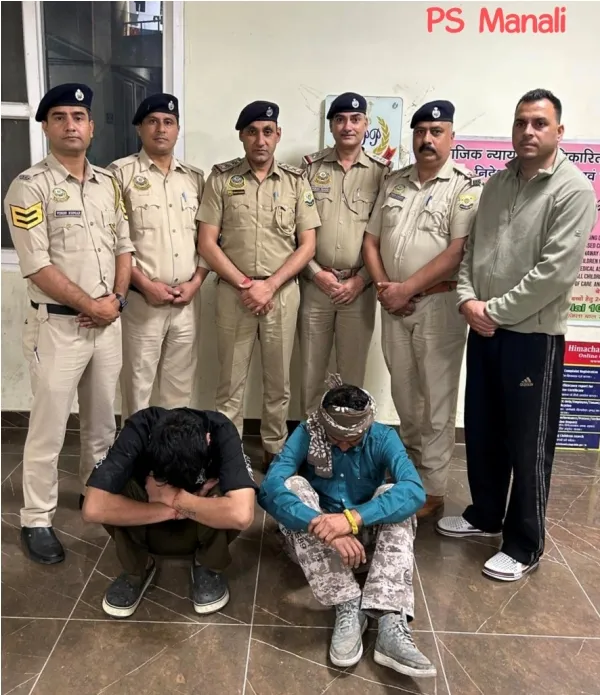कुल्लू में पुलिस का नशा तस्करों पर कड़ा प्रहार: पंजाब के दो युवकों समेत 3 गिरफ्तार, 23.690 ग्राम चिट्टा बरामद