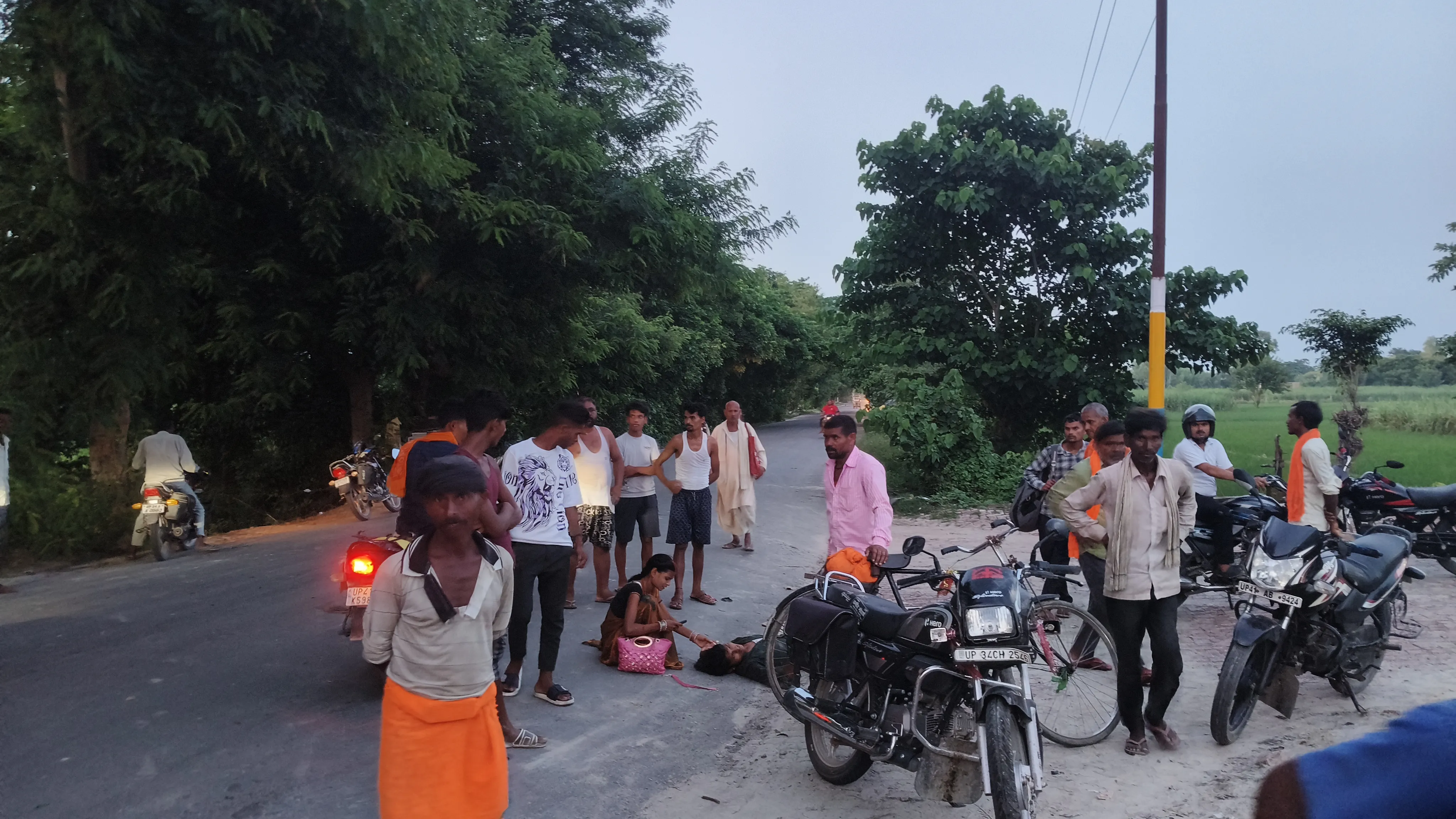 बाइक और साइकिल की भिड़ंत सायकिल सवार गंभीर रूप से घायल