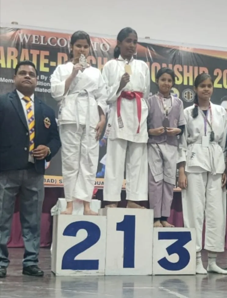 NCR ओपन कराटे-डू चैंपियनशिप में चमकी आराध्य गुप्ता