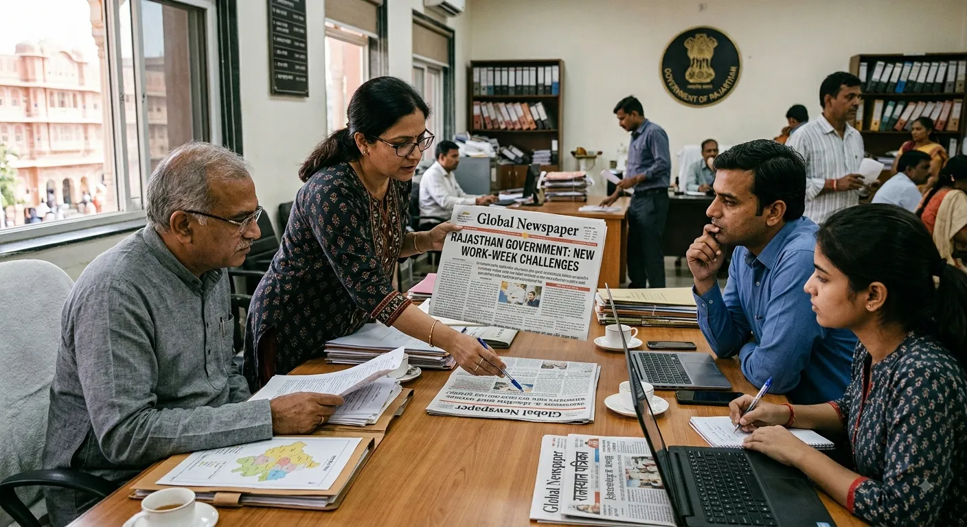 राजस्थान में 4-दिवसीय कार्य सप्ताह: प्रशासनिक सुधार या जनसेवा के लिए नई चुनौती?