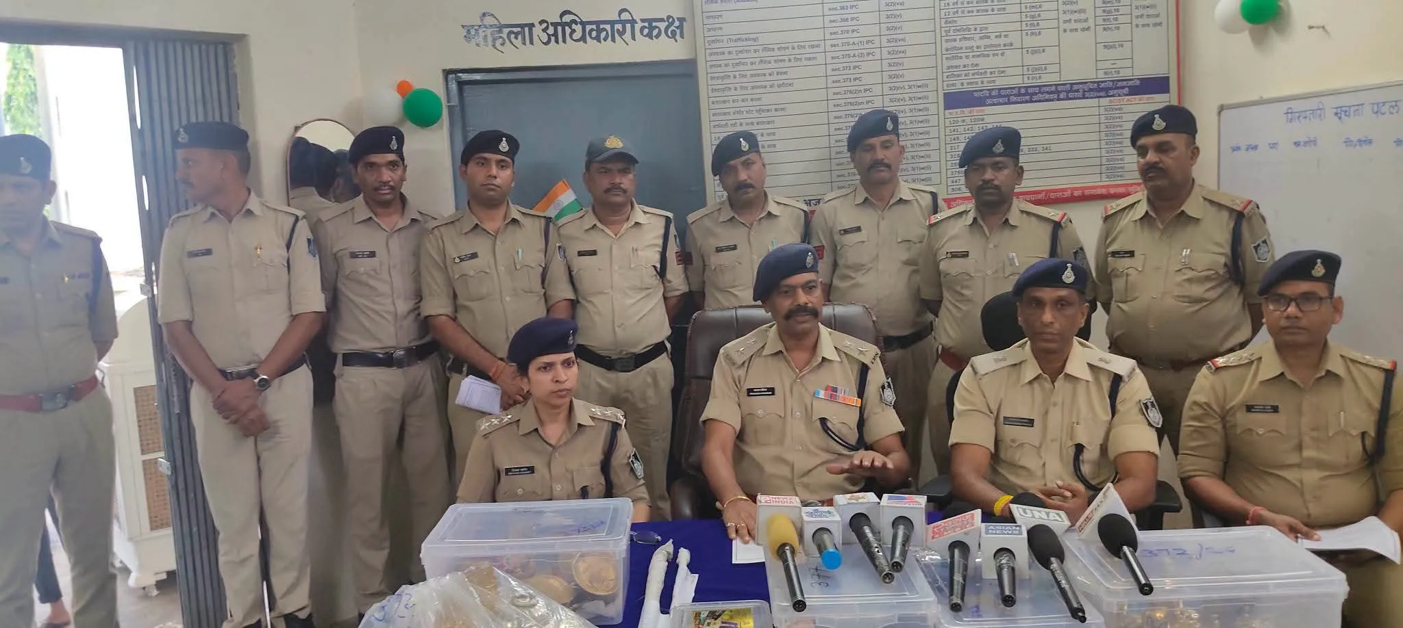 सौसर में तीन मंदिरों में चोरी का खुलासा, तीन आरोपी गिरफ्तार,चोरी गई भगवान की मूर्तियां, नगदी सहित लाखों का सामान बरामद