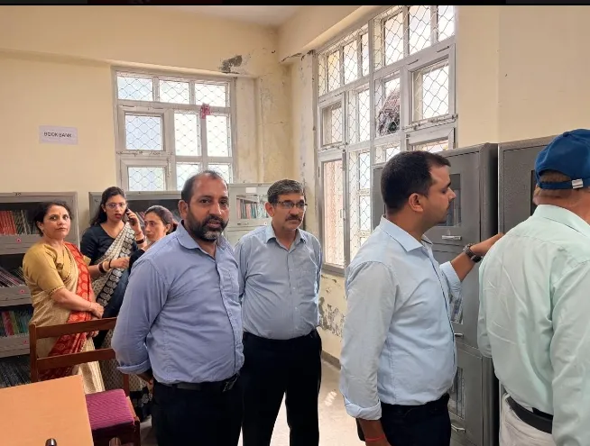 हिमाचल प्रदेश विश्वविद्यालय द्वारा गठित संबद्धता समिति ने जयसिंहपुर महाविद्यालय का किया दौरा