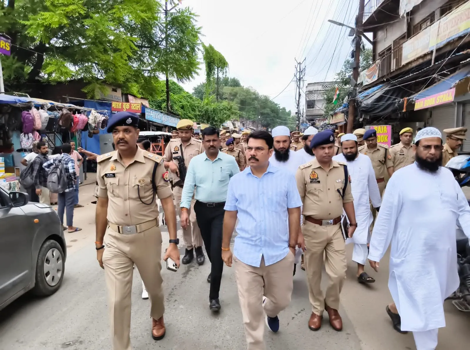 बारावफात जुलूस की तैयारियों के दृष्टिगत अपर पुलिस आयुक्त कानून एवं व्यवस्था ने किया निरीक्षण..