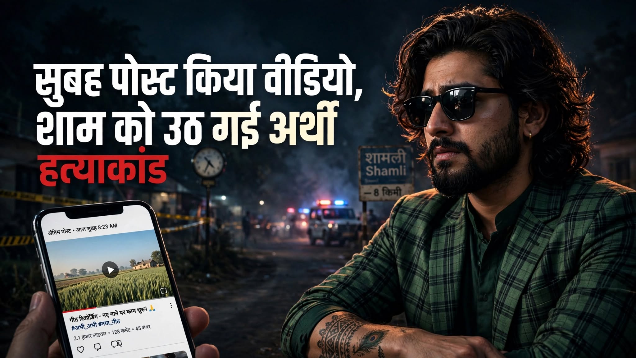 सुबह पोस्ट किया वीडियो, शाम को उठ गई अर्थी — हरियाणवी सिंगर अंकित बालियान की हत्या का रहस्य