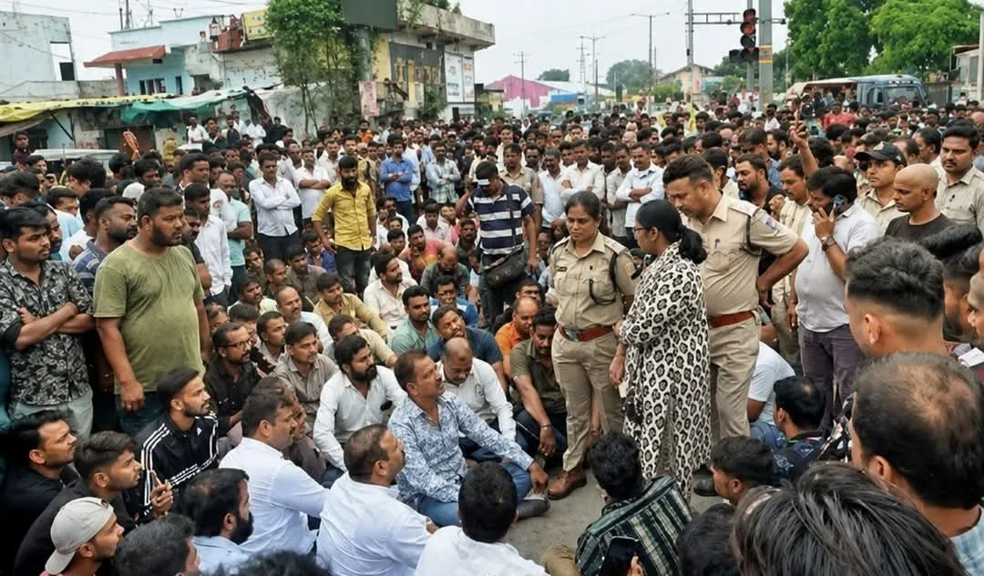 उज्जैन शहर के चिमन गंज थाना क्षेत्र के ढाबे पर शराब पार्टी के दौरान पुरानी रंजिश में मारपीट में दो की मौत ।
