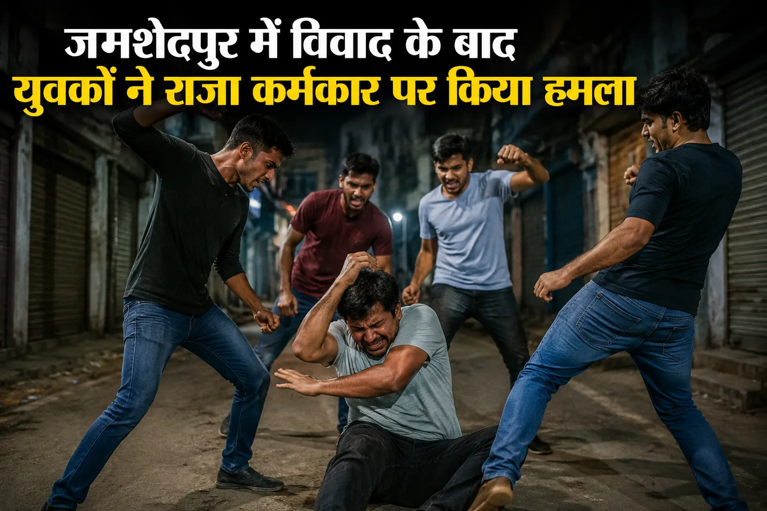 जमशेदपुर में बर्मामाइंस कब्रिस्तान के पास युवक पर चाकू-चापड़ से हमला, सदर अस्पताल से एमजीएम रेफर