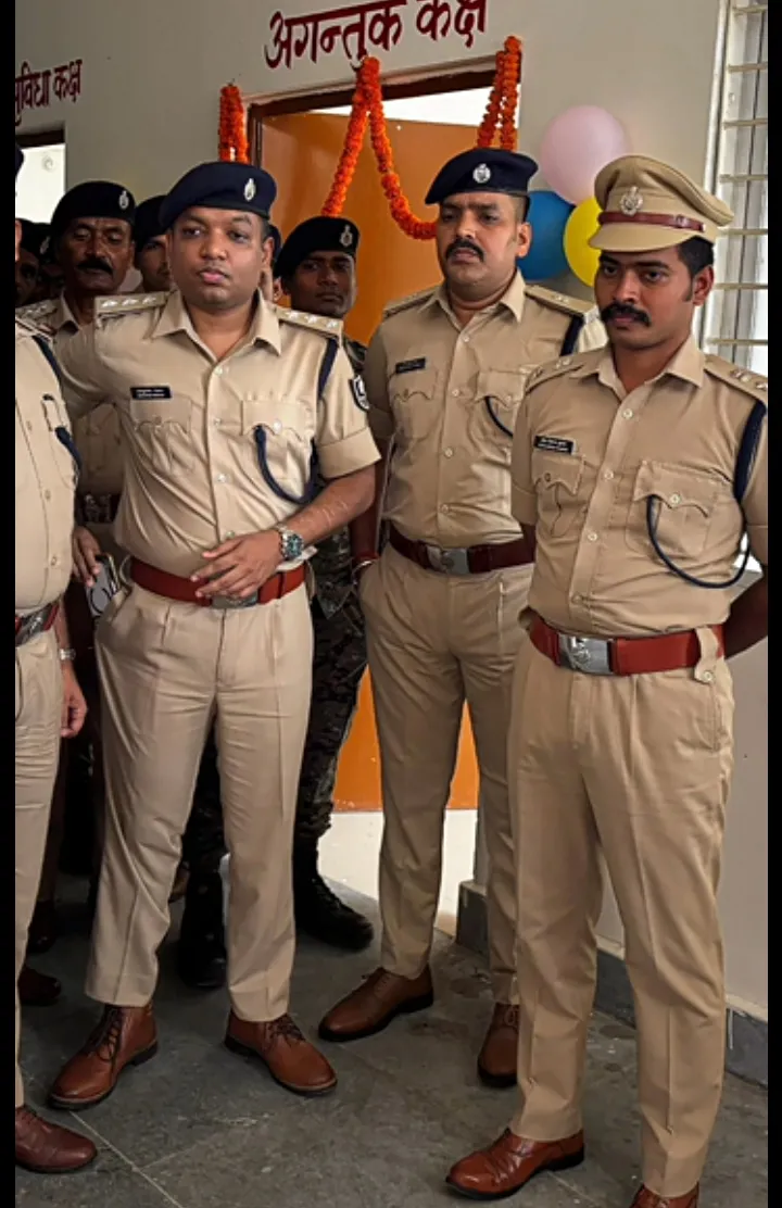 नवनिर्मित झुनाठी थाना का विधिवत उद्घाटन