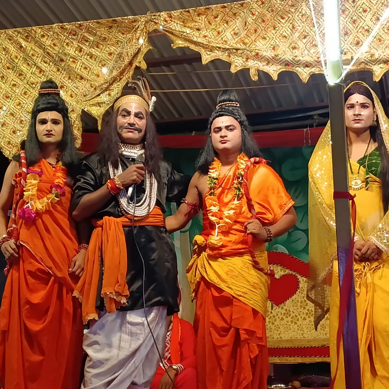 अघोरी बाबा स्थान पर तीन दिवसीय रामलीला का मार्मिक प्रसंगों के साथ समापन, केवट संवाद ने मोहा भक्तों का मन