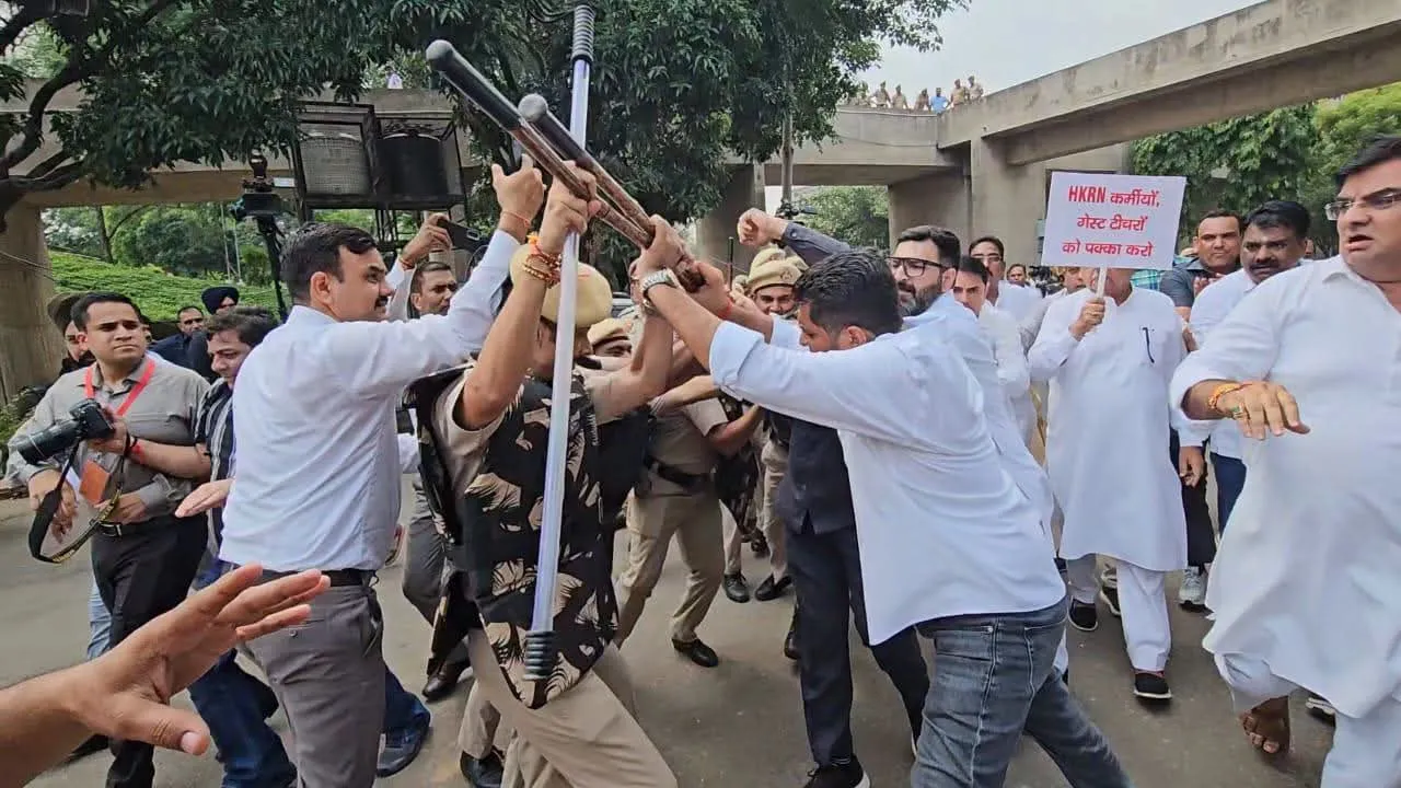 हरियाणा विधानसभा में हंगामा, गोकुल सेतिया और जस्सी पेटवार समेत 8 कांग्रेस विधायक निलंबित....
