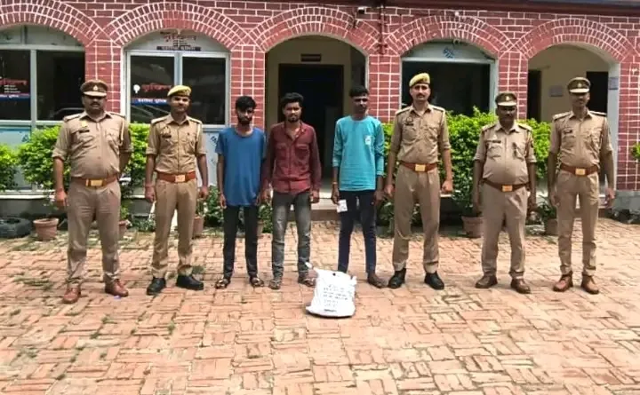 दो चोरी की घटनाओं का लार पुलिस ने किया खुलासा, तीन आरोपी गिरफ्तार