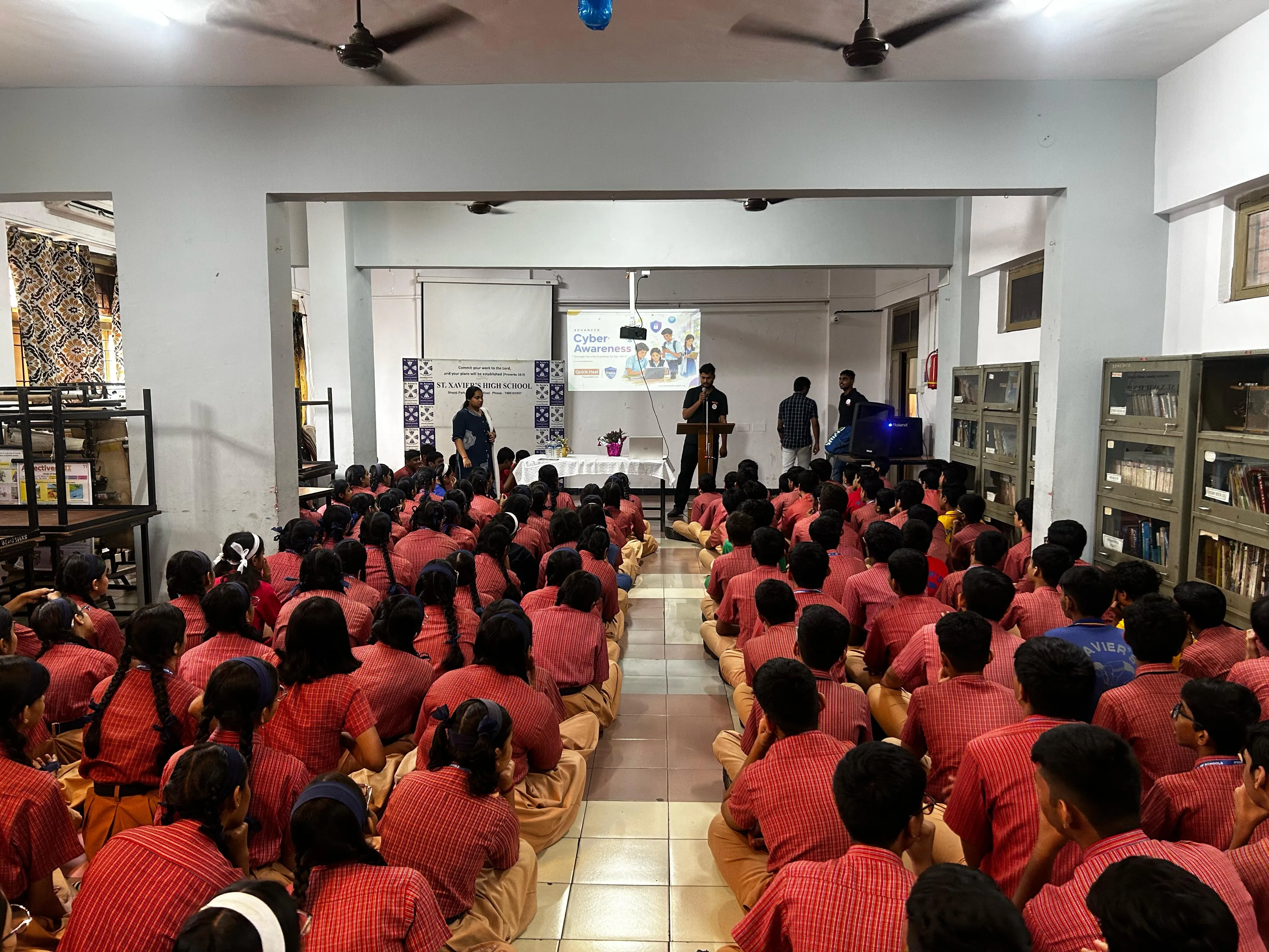 Cyber Security Awareness by the Cyber Warriors of Thakur Ramnarayan College