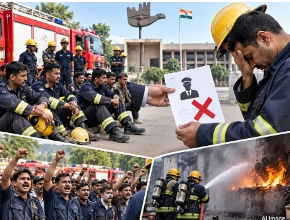 हरियाणा  सरकार का चला हंटर, 23 हड़ताली कर्मचारियों की सेवाएं खत्म