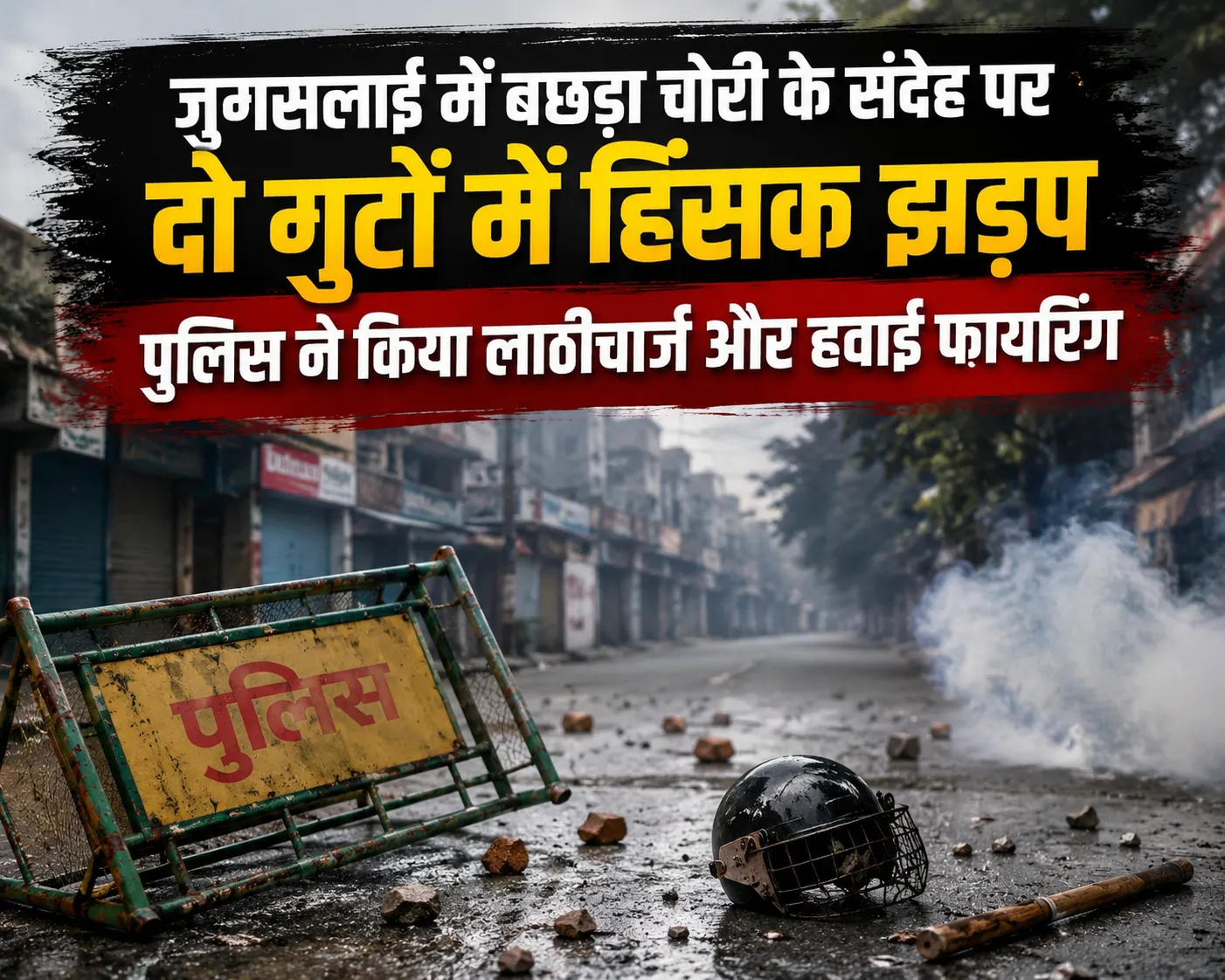 जमशेदपुर के जुगसलाई में बछड़ा चोरी के संदेह पर दो गुटों की हिंसक झड़प, पुलिस ने भीड़ तितर-बितर क