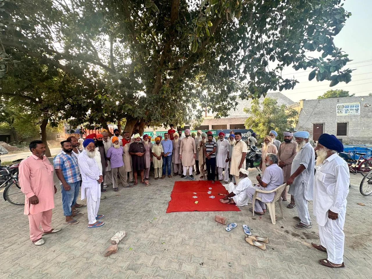 ਵਿਰਸਾ ਪਿੰਡ ਦੀਆਂ ਸੱਥਾ ਅਤੇ ਖੇਡ ਗਰਾਉਂਡ ਮੁਹਿੰਮ ਤਹਿਤ ਚਨਾਰਥਲ ਪਹੁੰਚੇ ਭੁਪਿੰਦਰ ਸਿੰਘ ਗੋਰਾ
