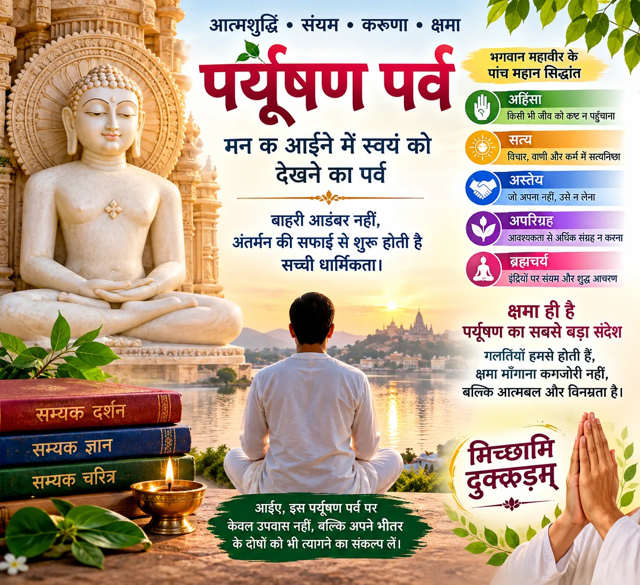 पर्यूषण : मन के आईने में स्वयं को देखने का पर्व