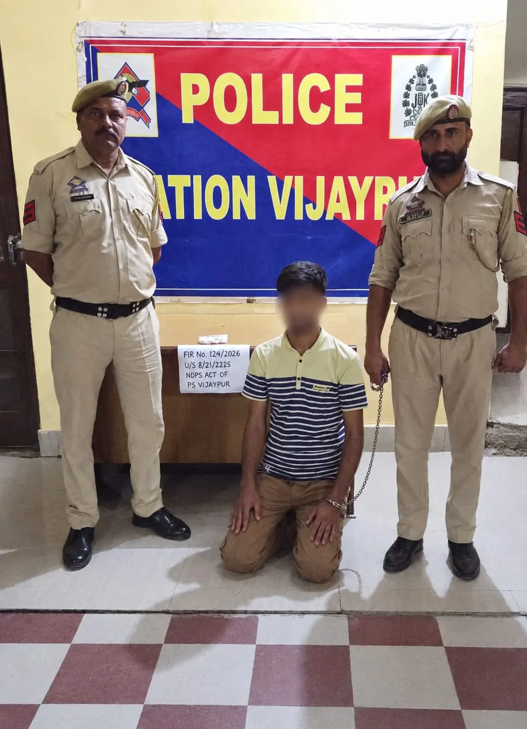 साम्बा पुलिस ने नशा तस्कर से 07 ग्राम हेरोइन जब्त की