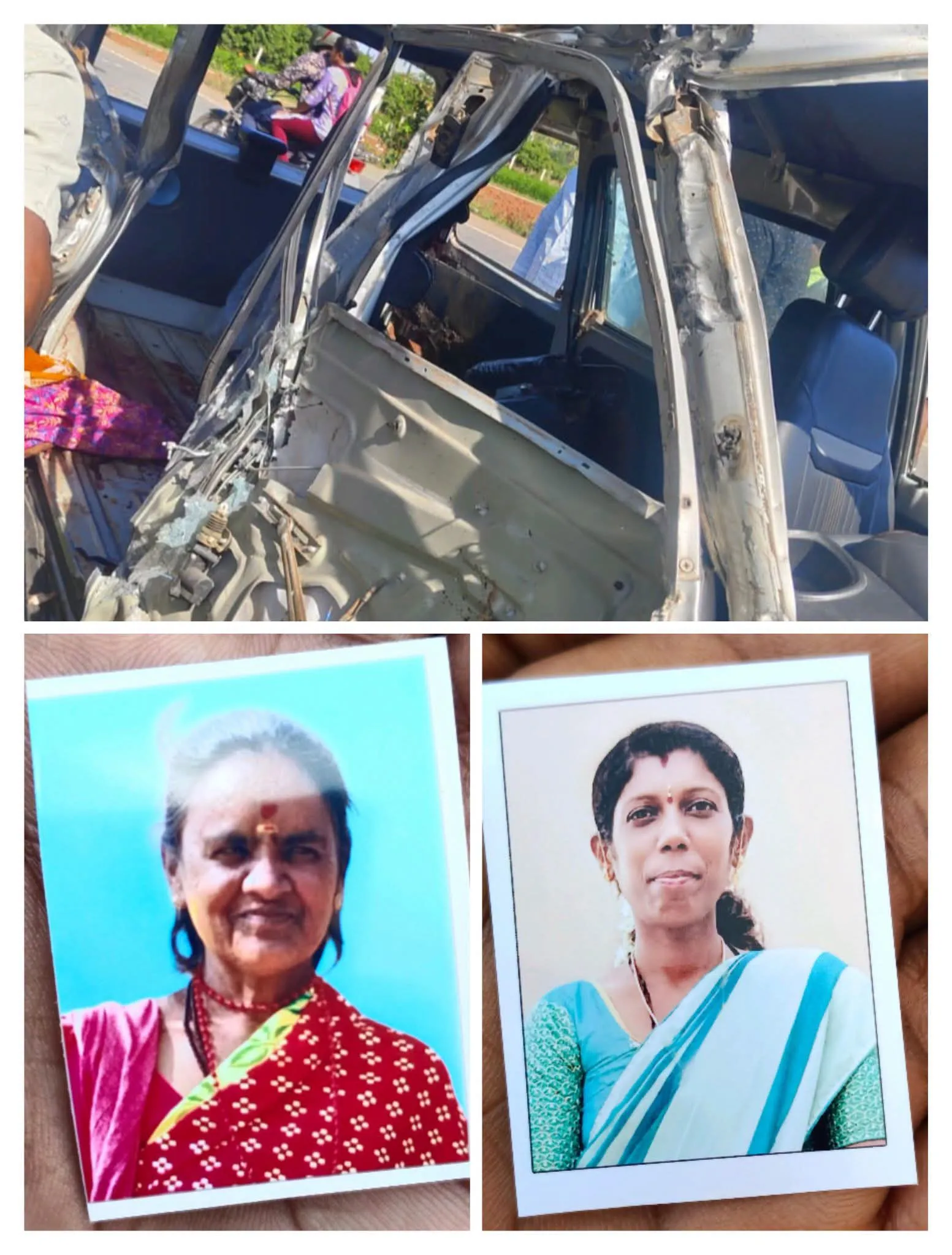 Chikkaballapura 

Three dead, four in critical condition in horrific accident