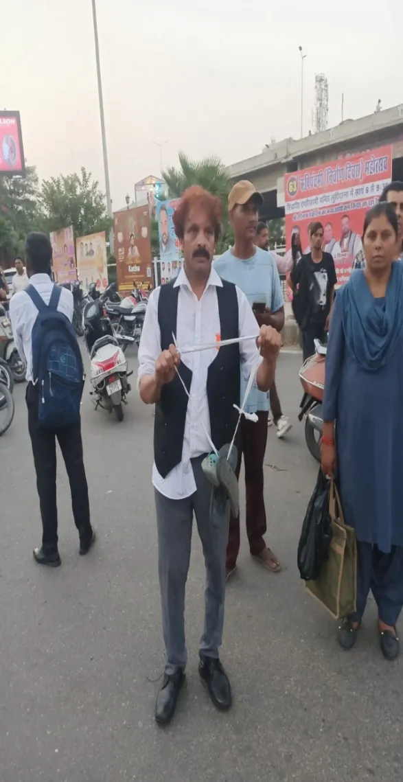 लुधियाना में बाबा साहेब अंबेडकर की मूर्ति की बेअदबी, जालंधर बाईपास चौक पर धरना व भारी जाम