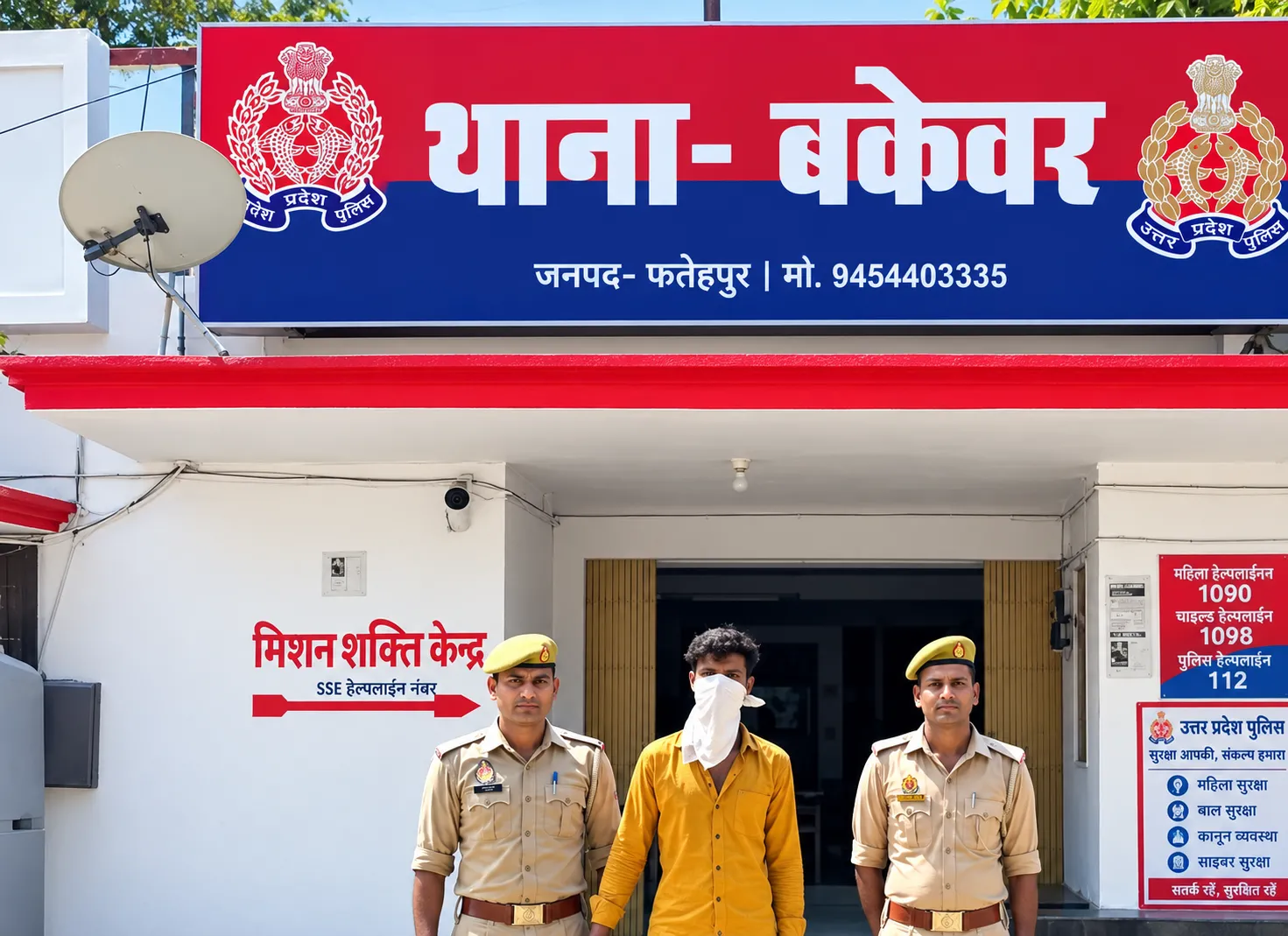 बकेवर पुलिस ने नाबालिग से दुष्कर्म के आरोपी को किया गिरफ्तार, न्यायालय भेजा