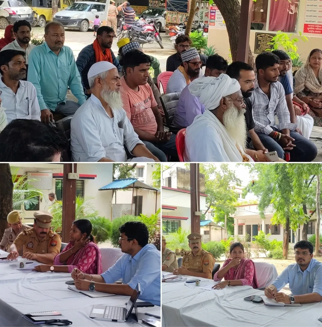 गणेश उत्सव को लेकर पीस कमेटी की बैठक, आयोजकों को दिए दिशा-निर्देश