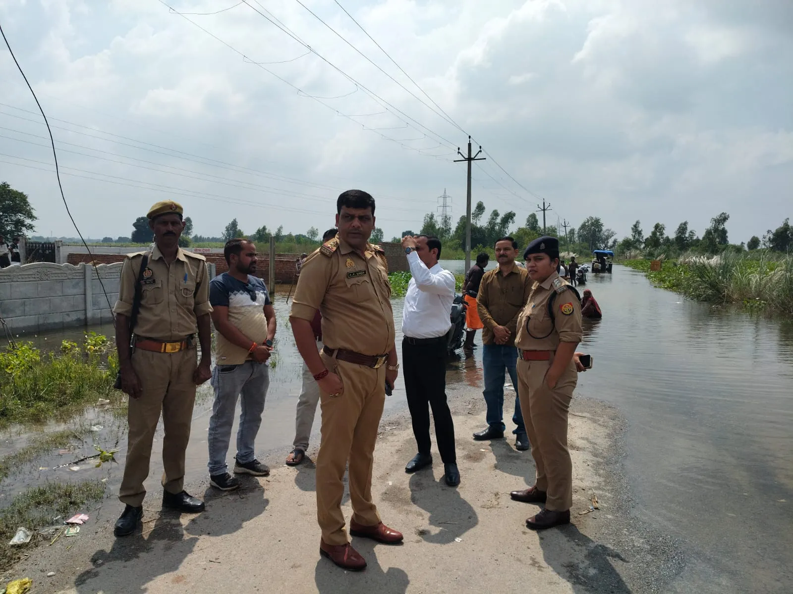 गगनीखेड़ा झील में होगा गणेश प्रतिमाओं का विसर्जन, अधिकारियों ने तैयारियों का लिया जायजा