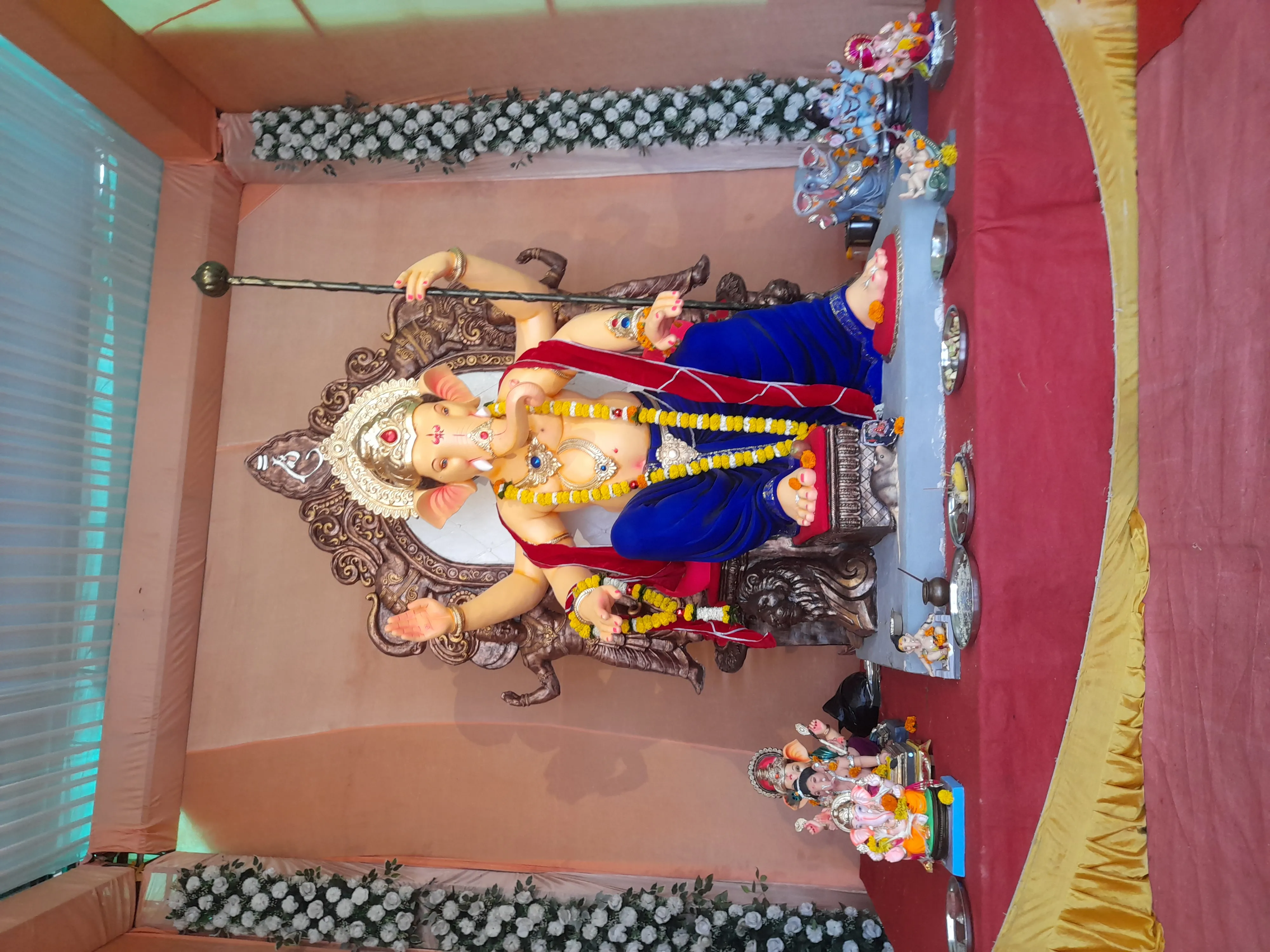 ગણપતિ બાપા બીજા દિવસ ના દર્શન