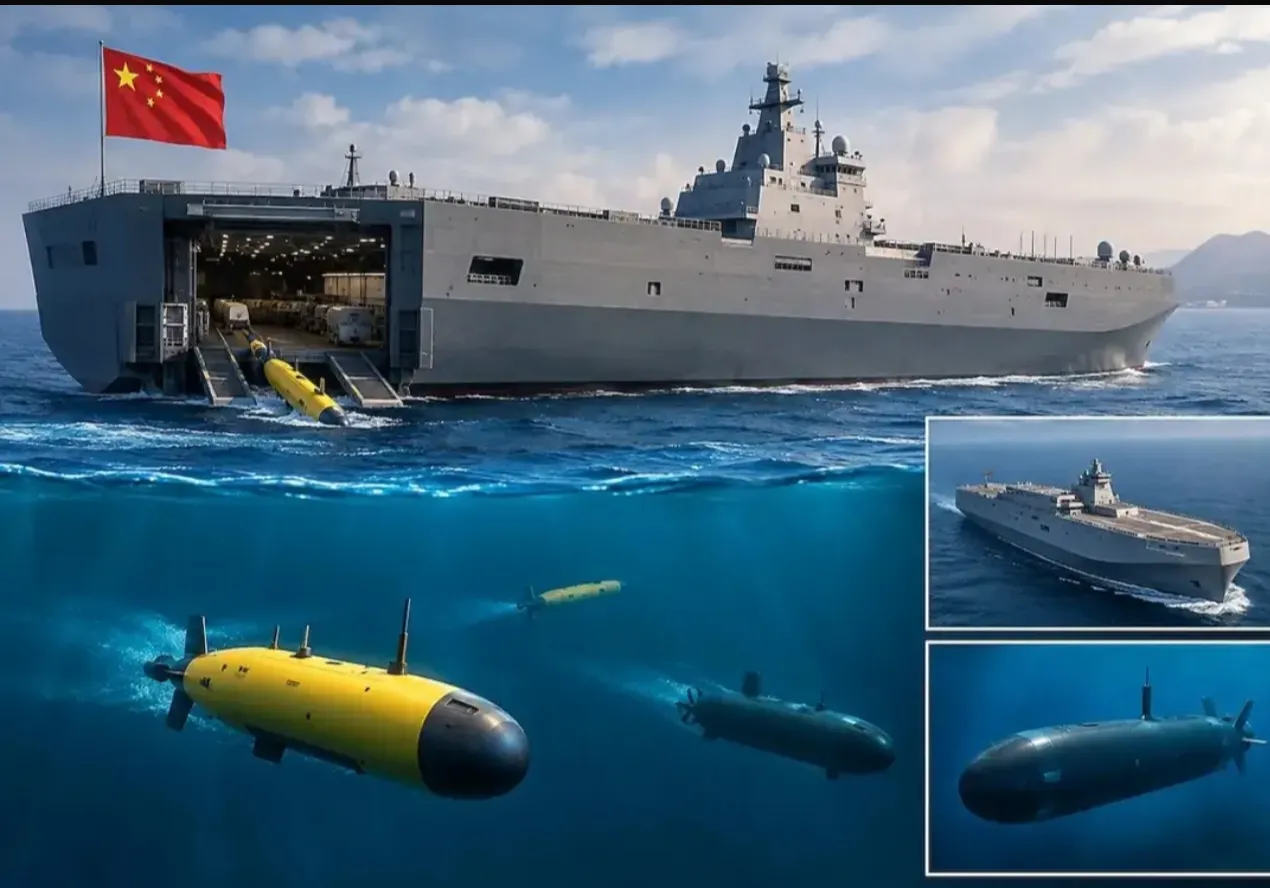 Report: China Building 670-foot ‘Mothership’ to Deploy Submarine Drones.