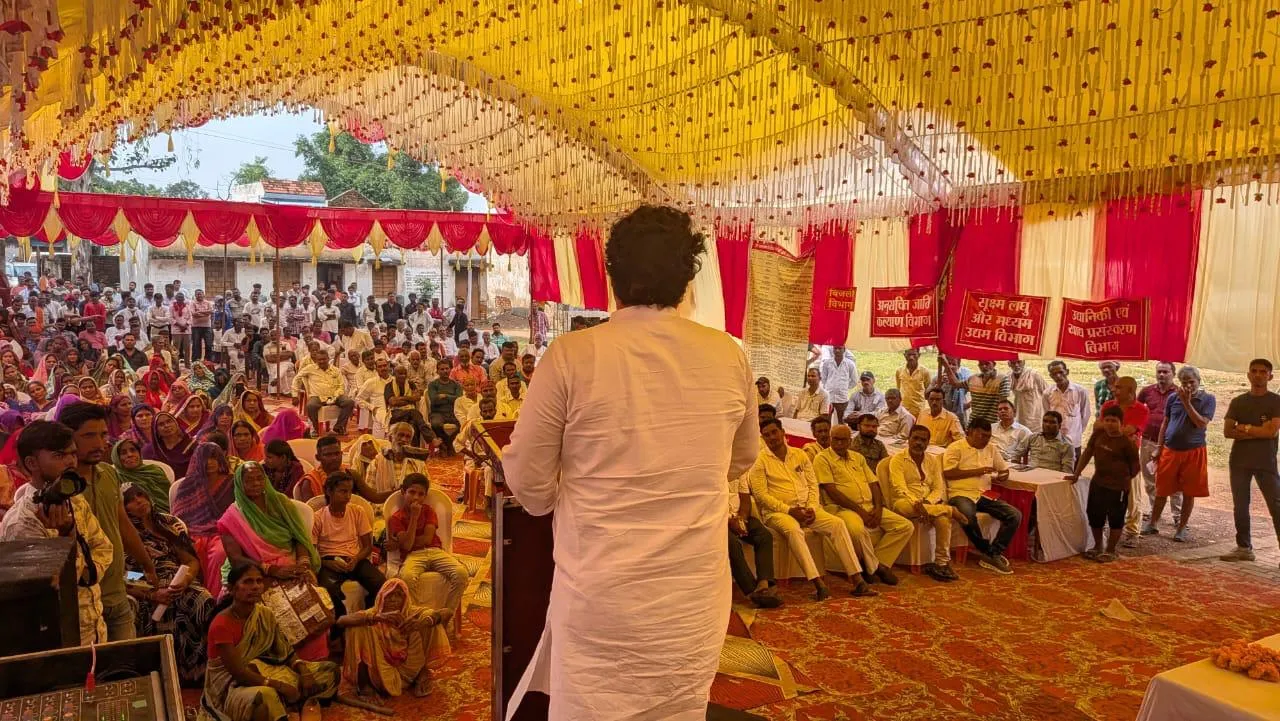 🔸 मुख्यमंत्री जन विश्वास अभियान - शिविर || 📍 शास. हायर सेकेंडरी स्कूल, कटरा – त्योंथर विधानसभा

मुख्यमंत्री जन विश्वास