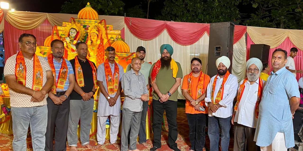 श्री राधा अष्टमी महोत्सव पर शिव मंदिर ठाकुरद्वारा में भजन संध्या, कांग्रेस नेताओं ने की शिरकत