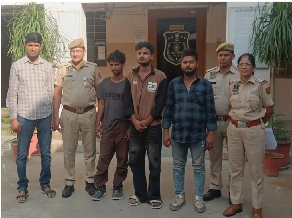 थानाधिकारी बृजेश सिंह तेंवर के नेतृत्व में जालूपुरा पुलिस की मोबाइल झपटमारों पर बड़ी कार्रवाई