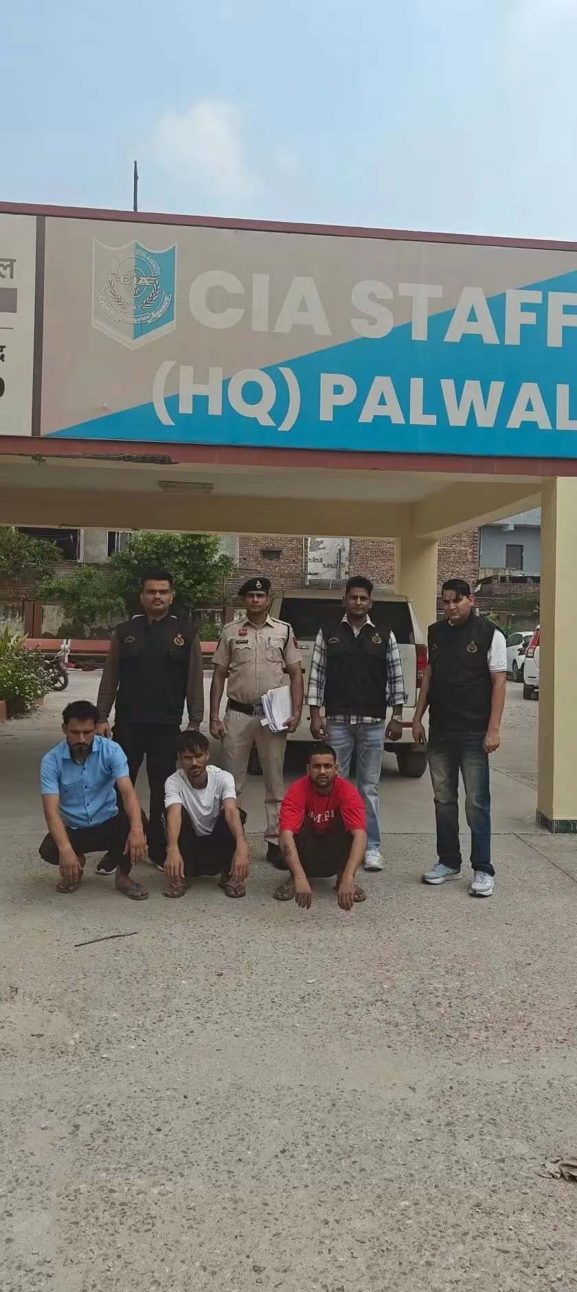 मांदकोल-देवली रोड पर बंद फैक्टरी में चोरी करने वाले तीन आरोपियों को किया गिरफ्तार