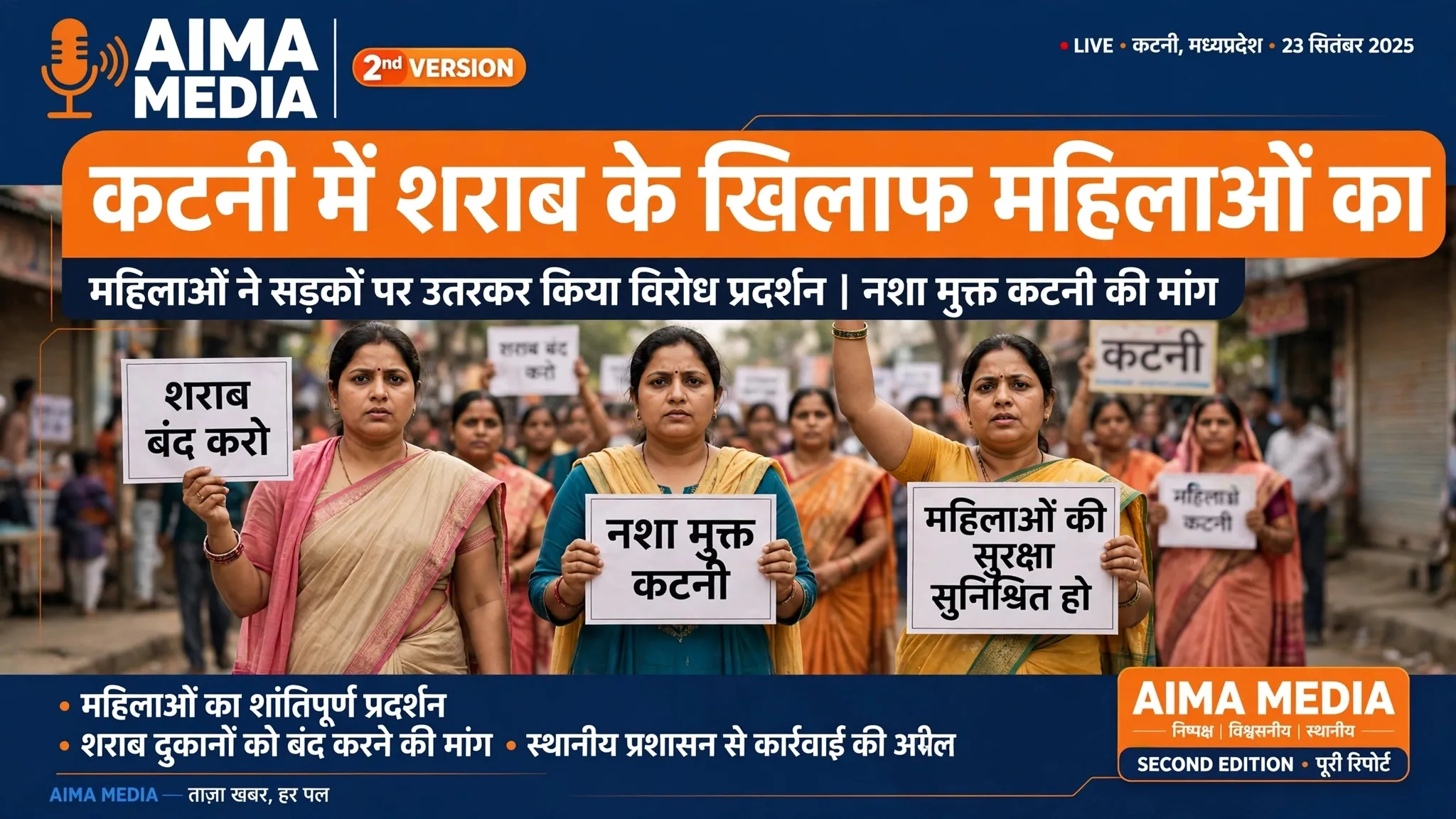 कटनी। कुठला समेत कई गांवों से सैकड़ों महिलाएं हाथों में डंडे लेकर सीधे पुलिस अधीक्षक कार्यालय कटनी पहुँच गईं।🙏🙏🙏🙏🙏।