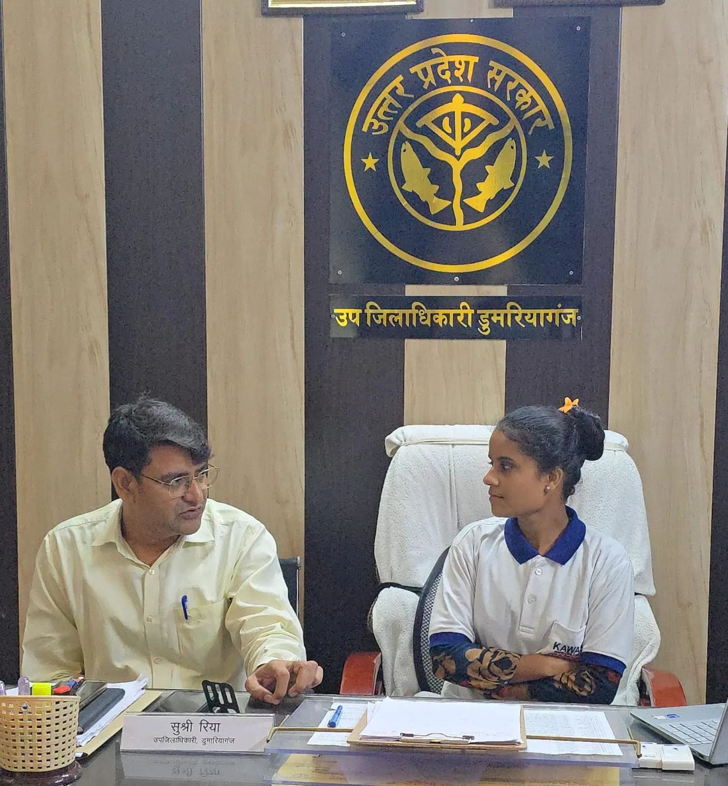 मीना दिवस पर एक दिन की एसडीएम बनीं रिया गुप्ता