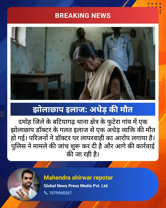 झोलाछाप इलाज: अधेड़ की मौत