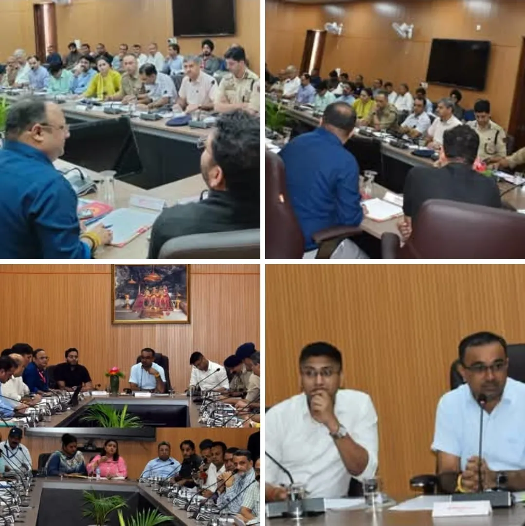 Divisional Commissioner Jammu reviews arrangements for Navratra Festival 2026 in Katra