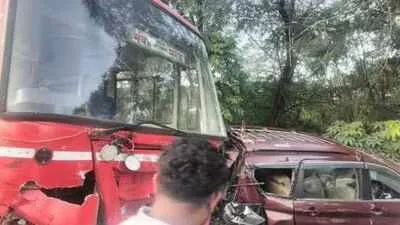 Belapur Bus Accident : नवी मुंबईच्या बेलापूरमध्ये एसटी बसची 3 रिक्षा आणि 2 कारला धडक, ब्रेक फेल झाल्याने भीषण अपघात