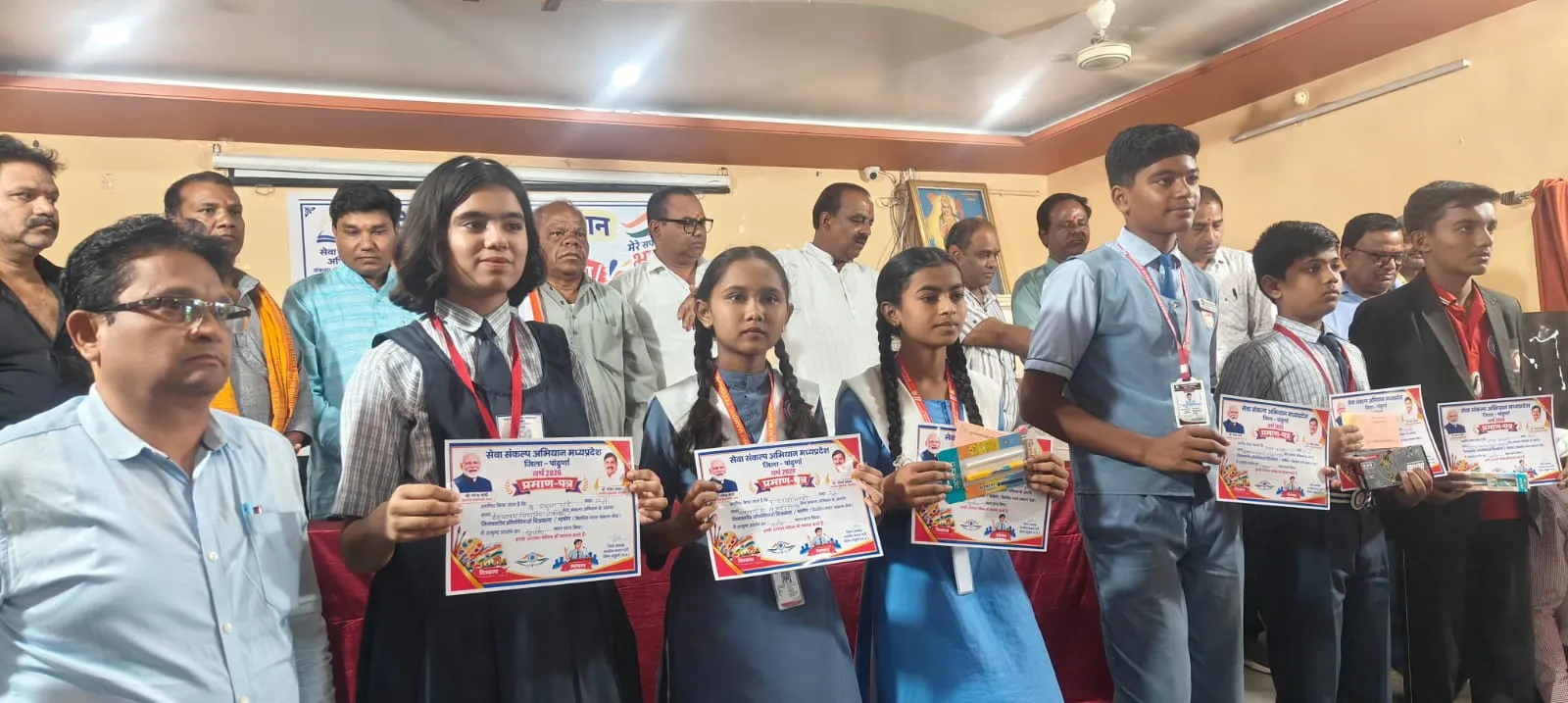सेवा संकल्प अभियान में विद्यार्थियों ने दिखाई प्रतिभा