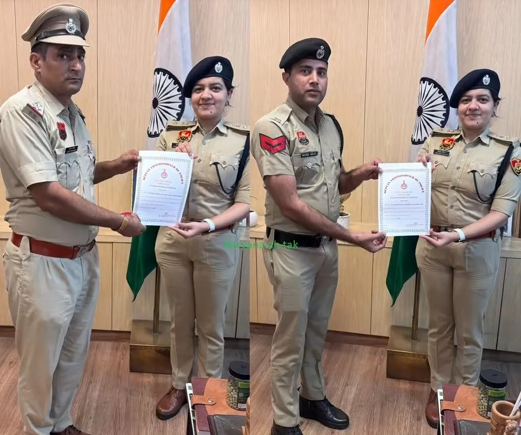 Cyber Hero of the Week’, DCP  मुख्यालय फरीदाबाद , हिमाद्री कौशिक ने किया सम्मानित,