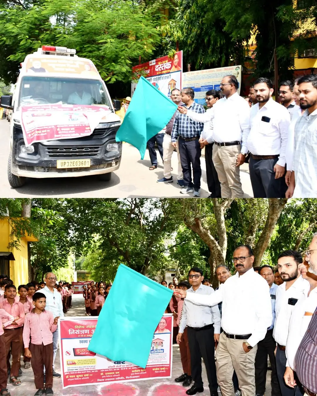 िरोजाबाद में संचारी रोग नियंत्रण अभियान और दस्तक अभियान का जिलाधिकारी ने किया भव्य शुभारंभ