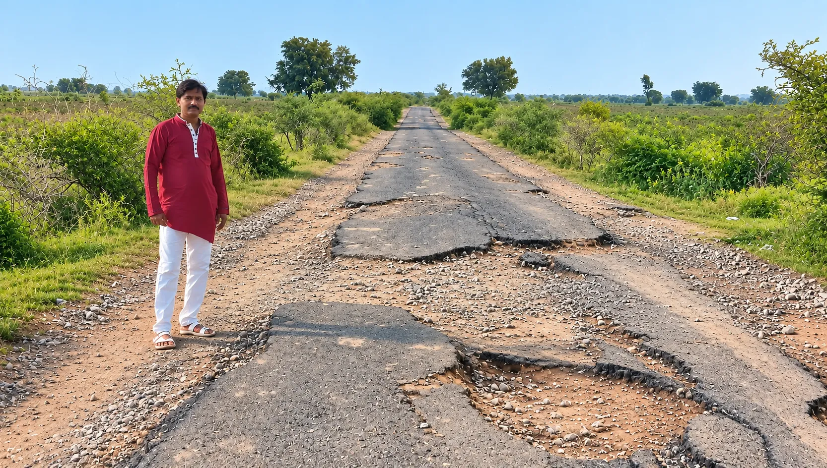 ವಡಗೇರಿ–ಶಹಾಪುರ ರಸ್ತೆ:ಅಧಿಕಾರಿಗಳ ನಿರ್ಲಕ್ಷ್ಯಕ್ಕೆ ಇನ್ನೆಷ್ಟು ಜೀವಗಳು ಬಲಿಯಾಗಬೇಕು?

ವಡಗೇರಿ ಸಮೀಪ 3 ಕಿ.ಮೀ. ರಸ್ತೆ ದುಸ್ಥಿತಿ;
