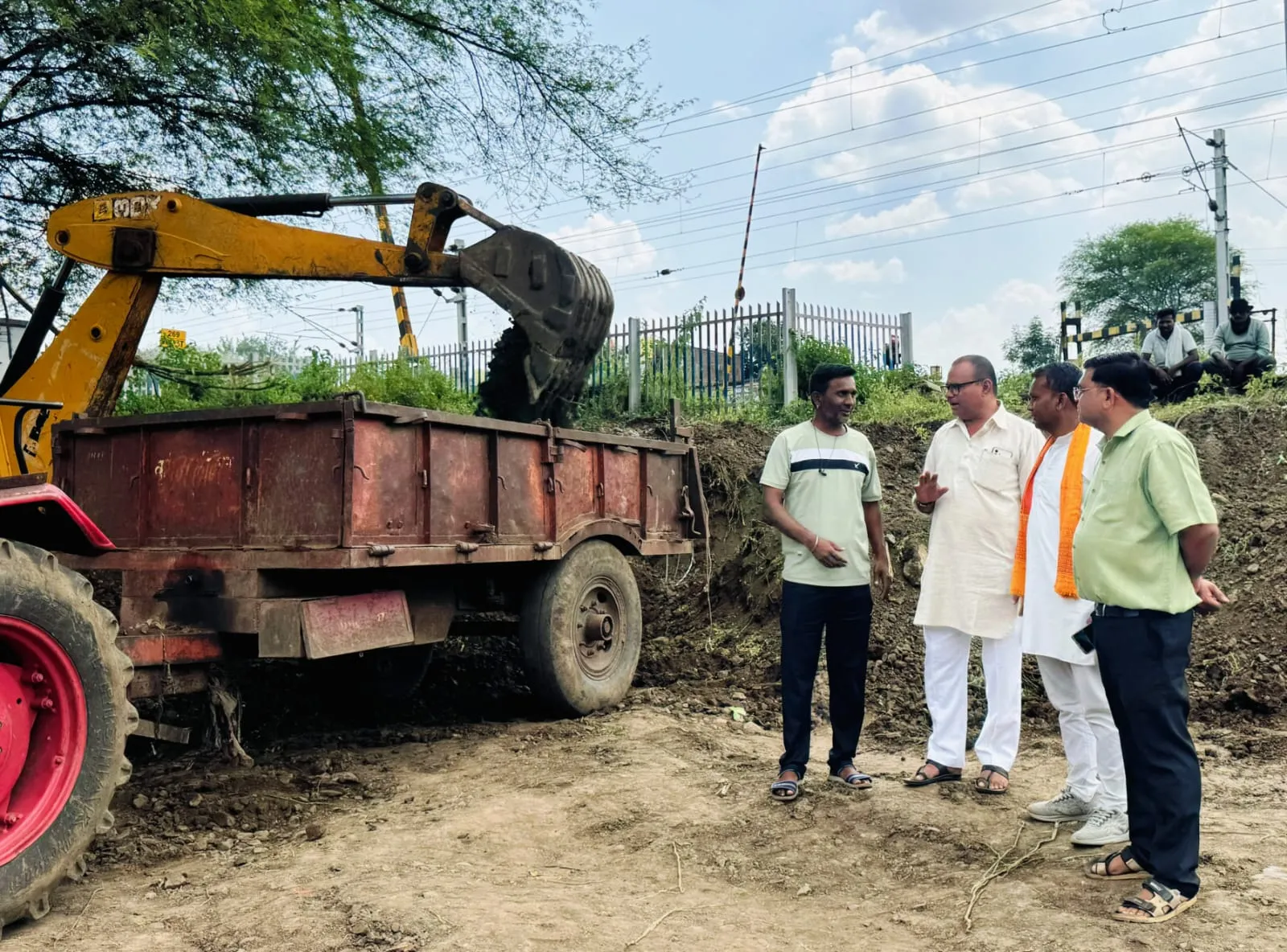 अमरावती रोड रेलवे क्रॉसिंग पर अंडरब्रिज का निर्माण शुरू