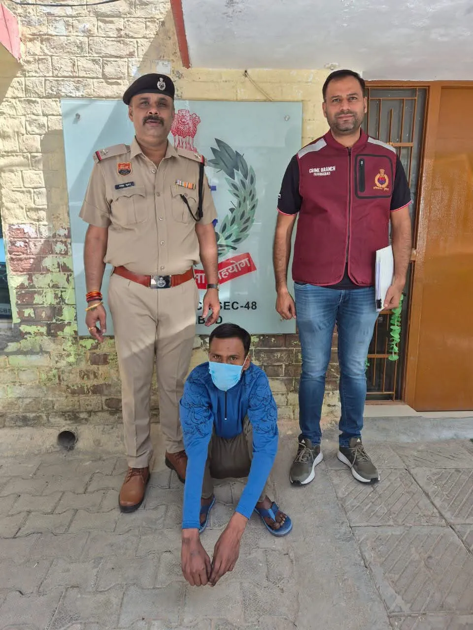 फोन चोरी करने वाला गिरफ्तार, फोन बरामद, क्राईम ब्रांच सेक्टर-48 की कार्रवाई,