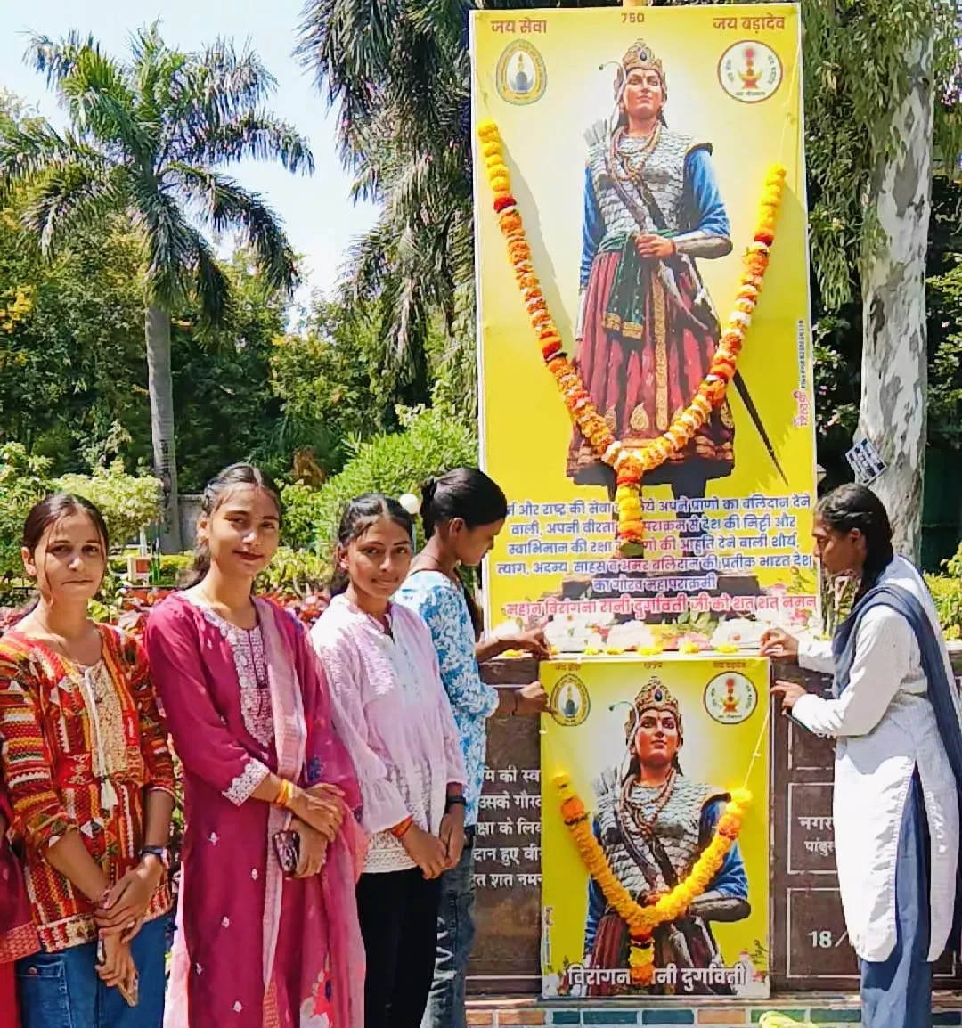 वीरांगना रानी दुर्गावती की 502वीं जयंती पर शौर्य और बलिदान को किया नमन