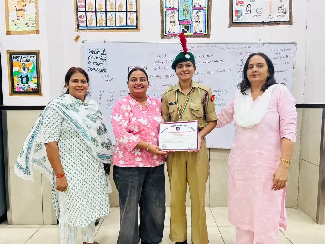 सीडीएलयू की एनसीसी कैडेट नीलम ने राष्ट्रीय कैंप में वॉलीबॉल में हासिल किया द्वितीय स्थान