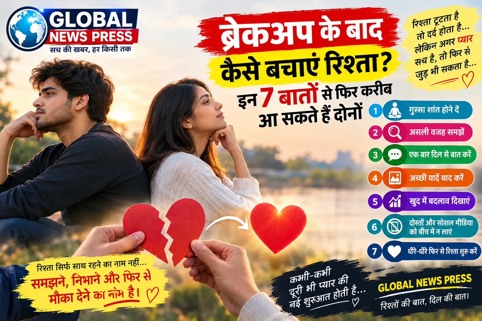 ब्रेकअप के बाद कैसे बचाएं रिश्ता? इन 7 बातों से फिर करीब आ सकते हैं दोनों